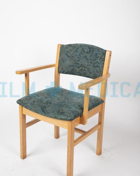 Waiting Room Chair in Mottled Green 